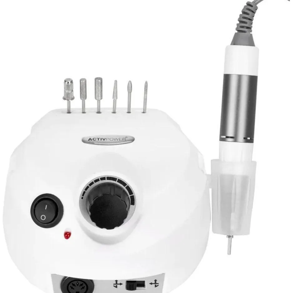 ActivPower elektrische nagelvijl voor manicure en pedicure met voetpedaal