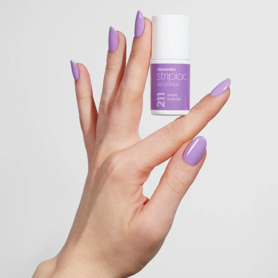 Alessandro Striplac UV Colour 211 Simply Lavender Nagellak