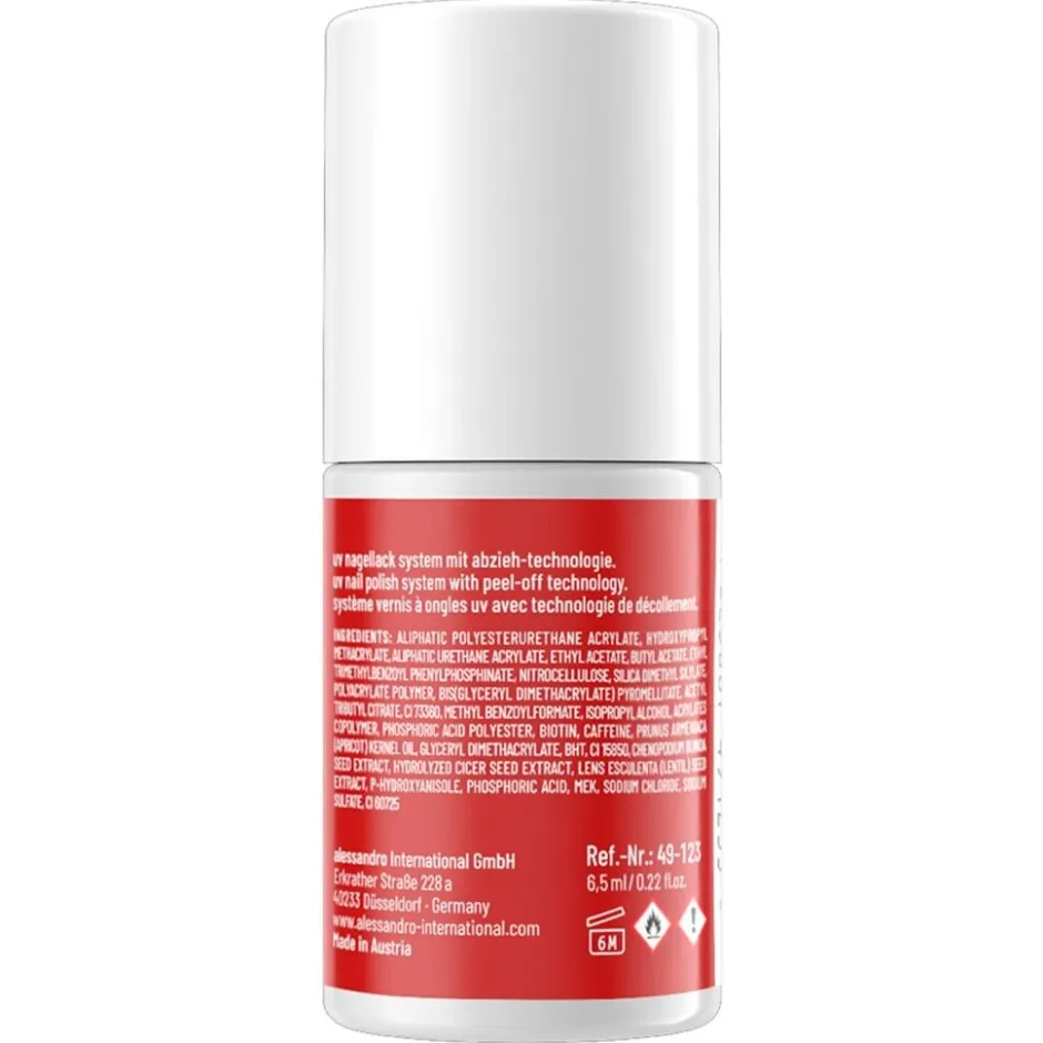 Alessandro Striplac UV Colour 123 Ruby Red Nagellak
