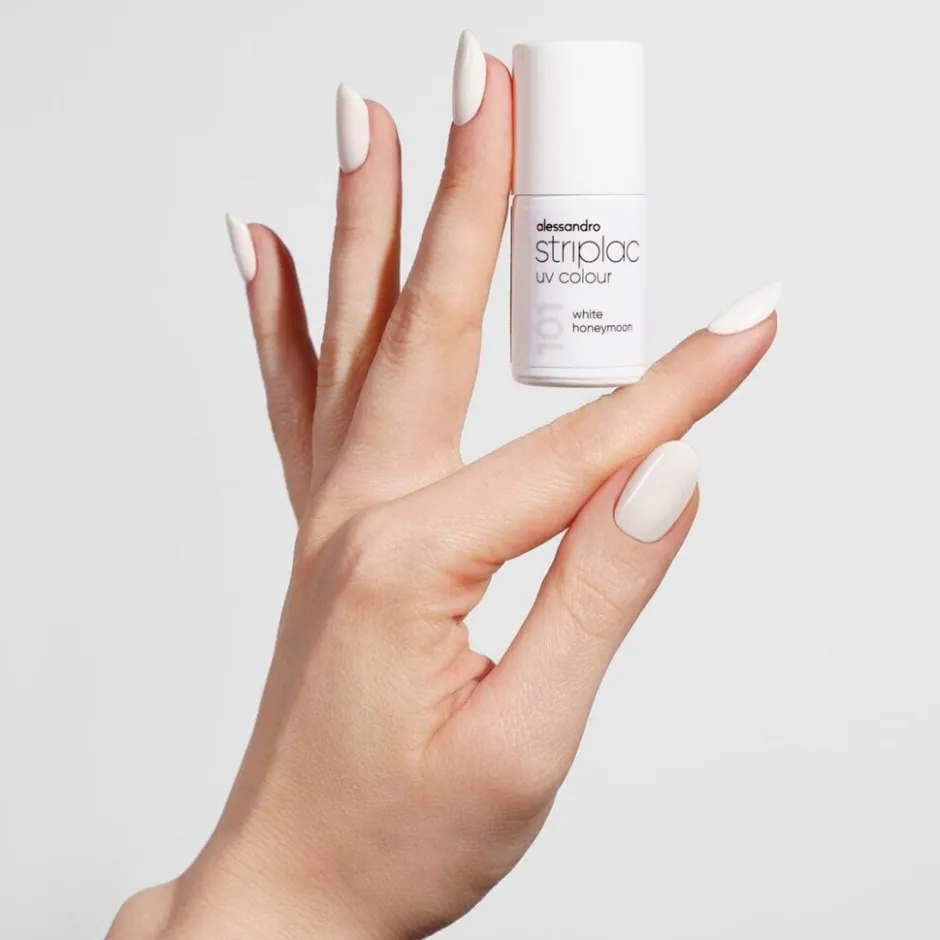 Alessandro Striplac UV Colour 101 White Honey Nagellak
