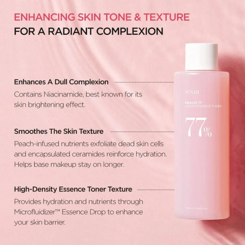 ANUA Peach 77 Niacin Essence Toner