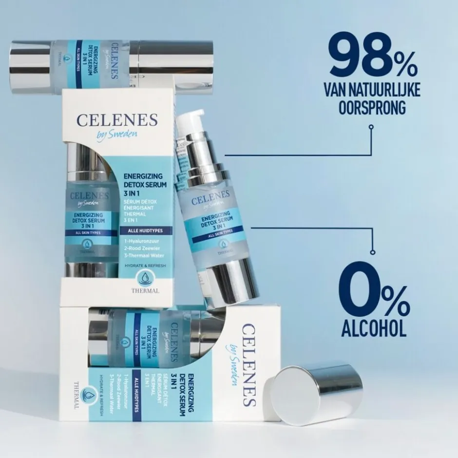 CELENES BY SWEDEN 3-In-1 Energizing Detox Serum