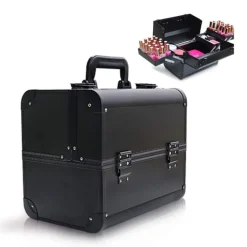 Confibel Opvouwbare Cosmetica Koffer 5 Opbergvakken Beauty Case