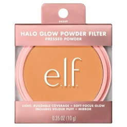 ELF e.l.f. Halo Glow Powder Filter Tan Warm Pressed Powder