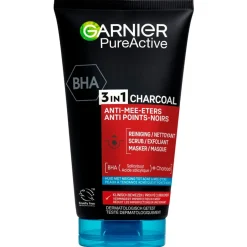 Garnier Skin Naturals Garnier PureActive 3-In-1 Anti-Mee-Eters Gezichtsreiniger met Charcoal