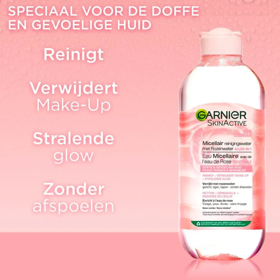 Garnier Skin Naturals Garnier SkinActive Micellair Reinigingswater met Rozenwater