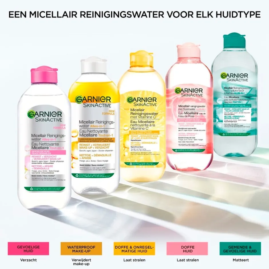 Garnier Skin Naturals Garnier SkinActive Micellair Reinigingswater met Rozenwater