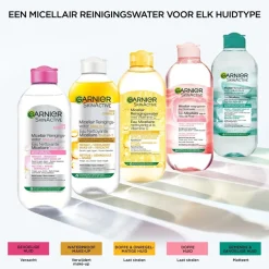 Garnier Skin Naturals Garnier SkinActive Micellair Reinigingswater voor Langhoudende en Waterproof Make-Up