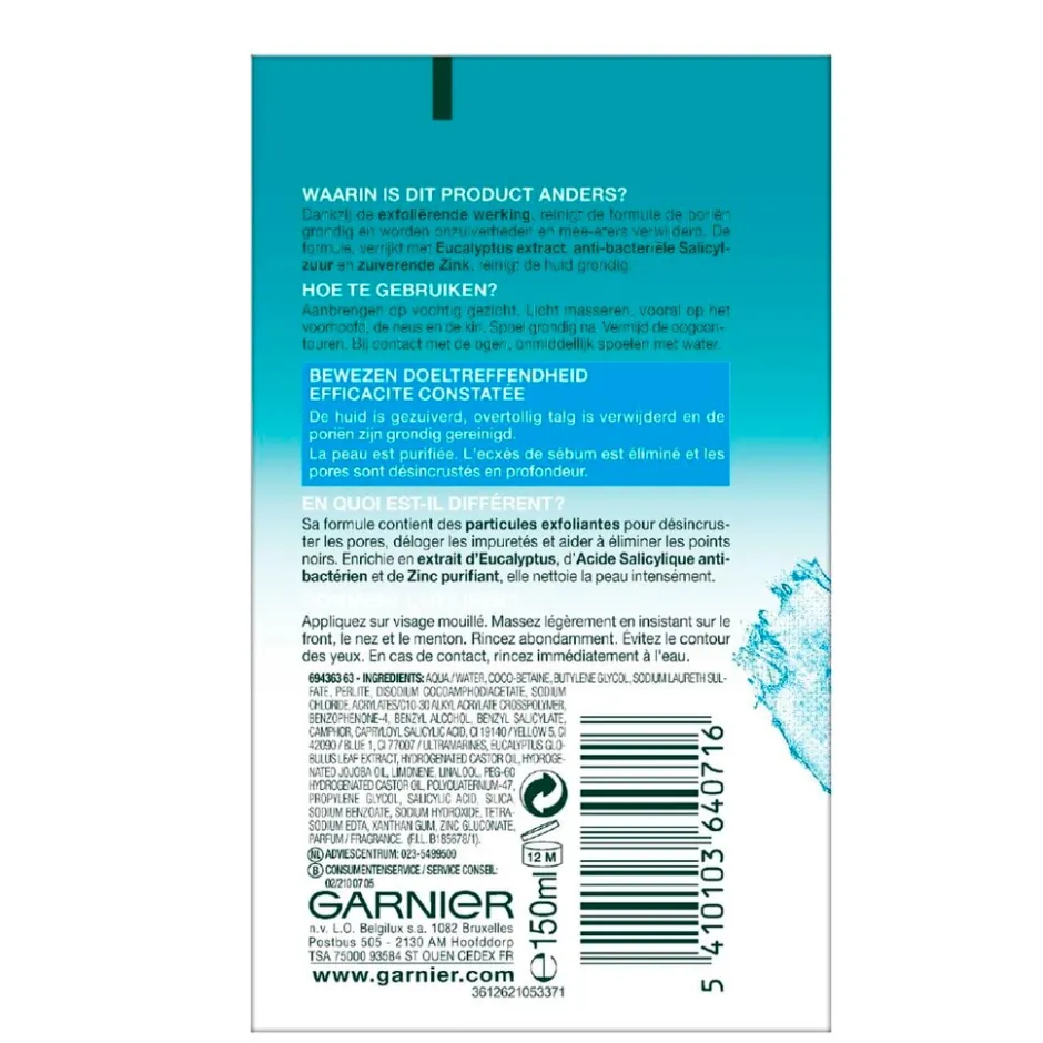 Garnier Skin Naturals Garnier SkinActive Pure Active Anti-Mee-Eters Reinigingsgel