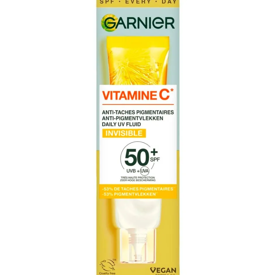 Garnier Skin Naturals Garnier Vitamine C SPF50+ Invisible Anti-Pigmentvlekken Daily UV Fluid