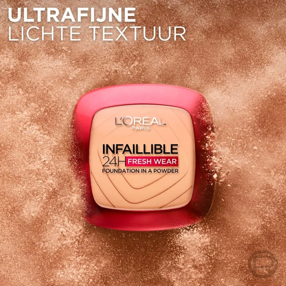 L'Oreal L'Oréal Paris Infaillible 24H Fresh Wear 245 Golden Honey Foundation in a Powder