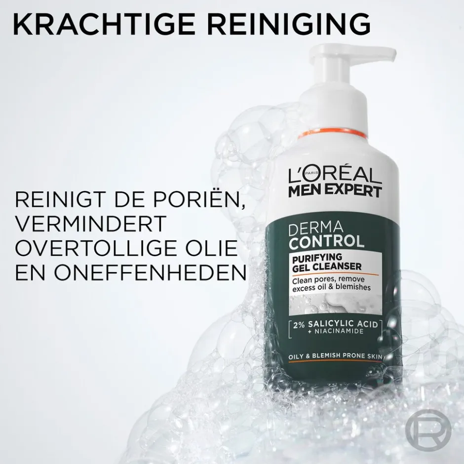L'Oreal Paris Men Expert L'Oréal Paris Men Expert Derma Control Purifying Gel Cleanser
