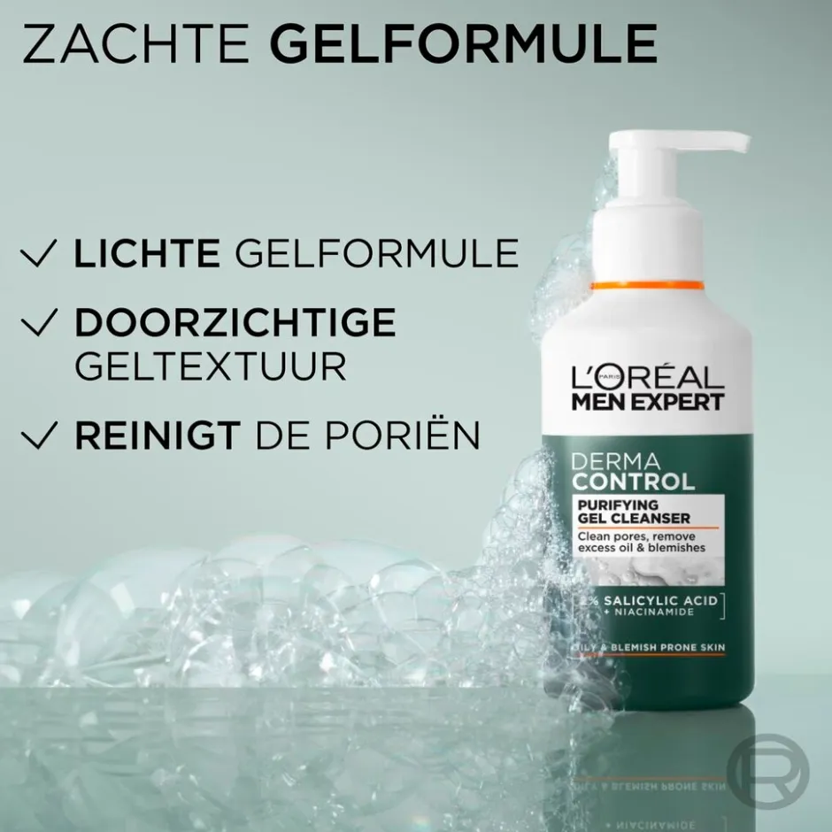 L'Oreal Paris Men Expert L'Oréal Paris Men Expert Derma Control Purifying Gel Cleanser