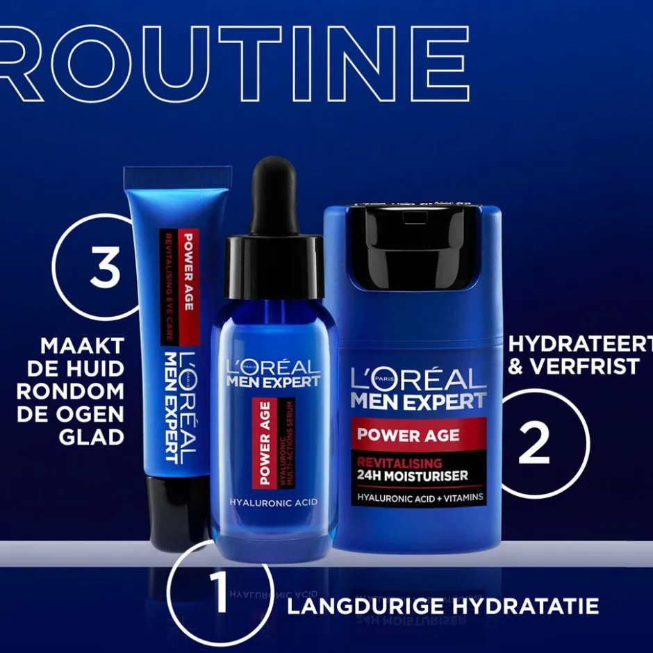 L'Oreal Paris Men Expert L'Oréal Paris Men Expert Power Age Serum met Hyaluronzuur