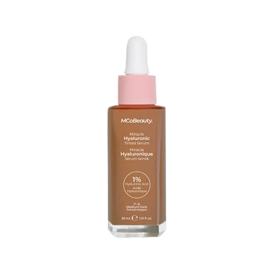 MCoBeauty 7-8 Medium Dark Miracle Hyaluronic Tinted Serum