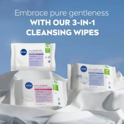 Nivea Skincare NIVEA 3-In-1 Sensitive Reinigingsdoekjes