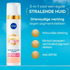 Nivea Skincare NIVEA Luminous630 Anti-spot SPF30 01 Light 3-in-1 CC Crème