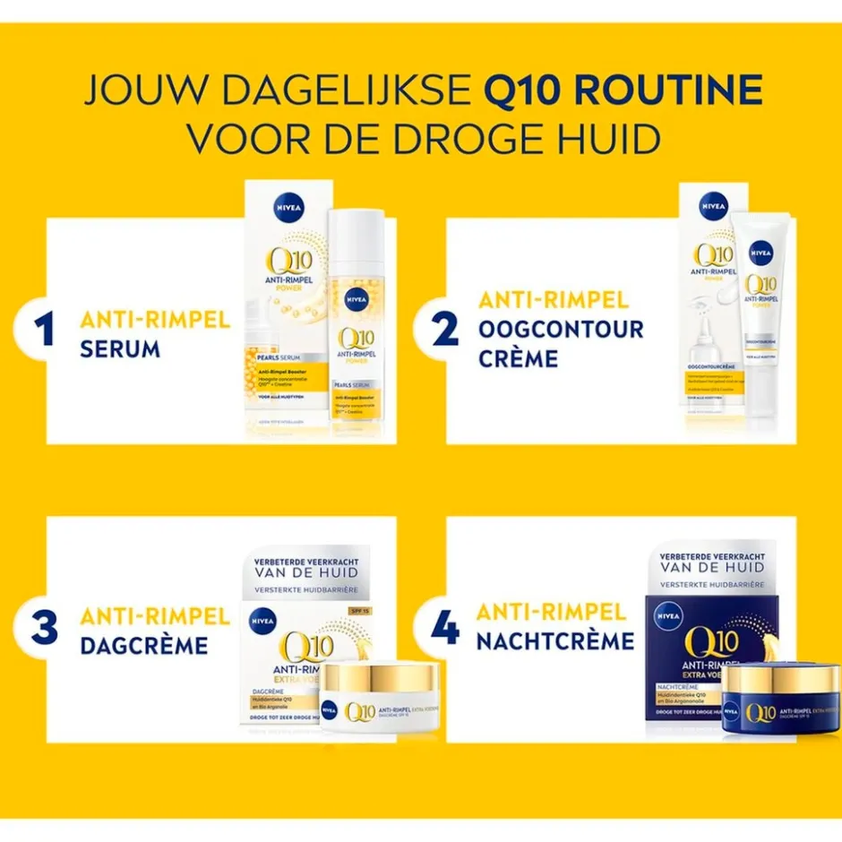 Nivea Skincare NIVEA Q10 Power Extra Voedende Anti-Rimpel Nachtcrème