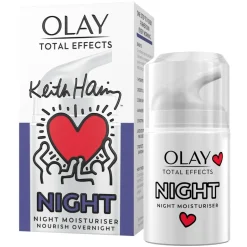 Olay Total Effects 7-in-1 Nachtcrème Keith Haring Artist Edition