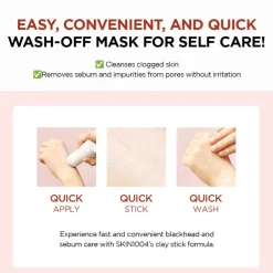 SKIN1004 Madagascar Centella Poremizing Quick Clay Stick Mask