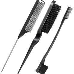 TBC Dual Edge Comb and Brush, 3 sets