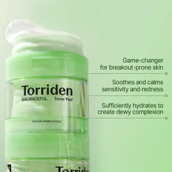 TORRIDEN BALANCEFUL Cica Toner Pad