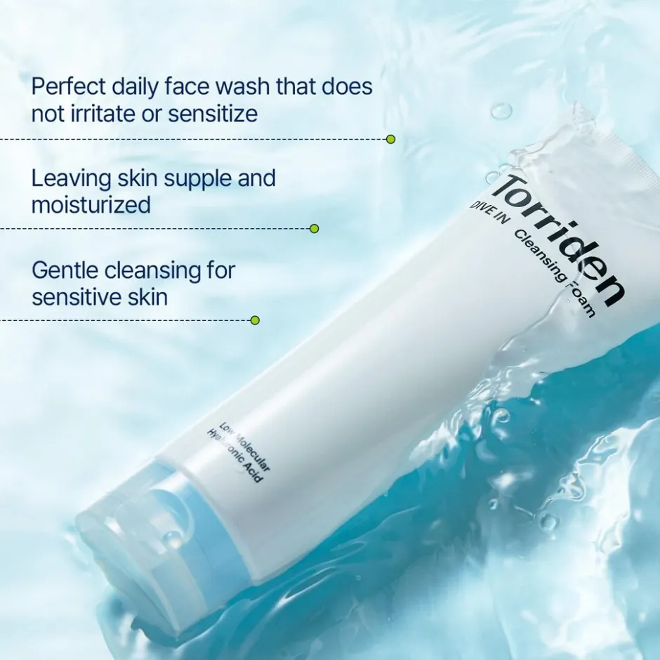 TORRIDEN DIVE-IN Low Molecular Hyaluronic Acid Cleansing Foam