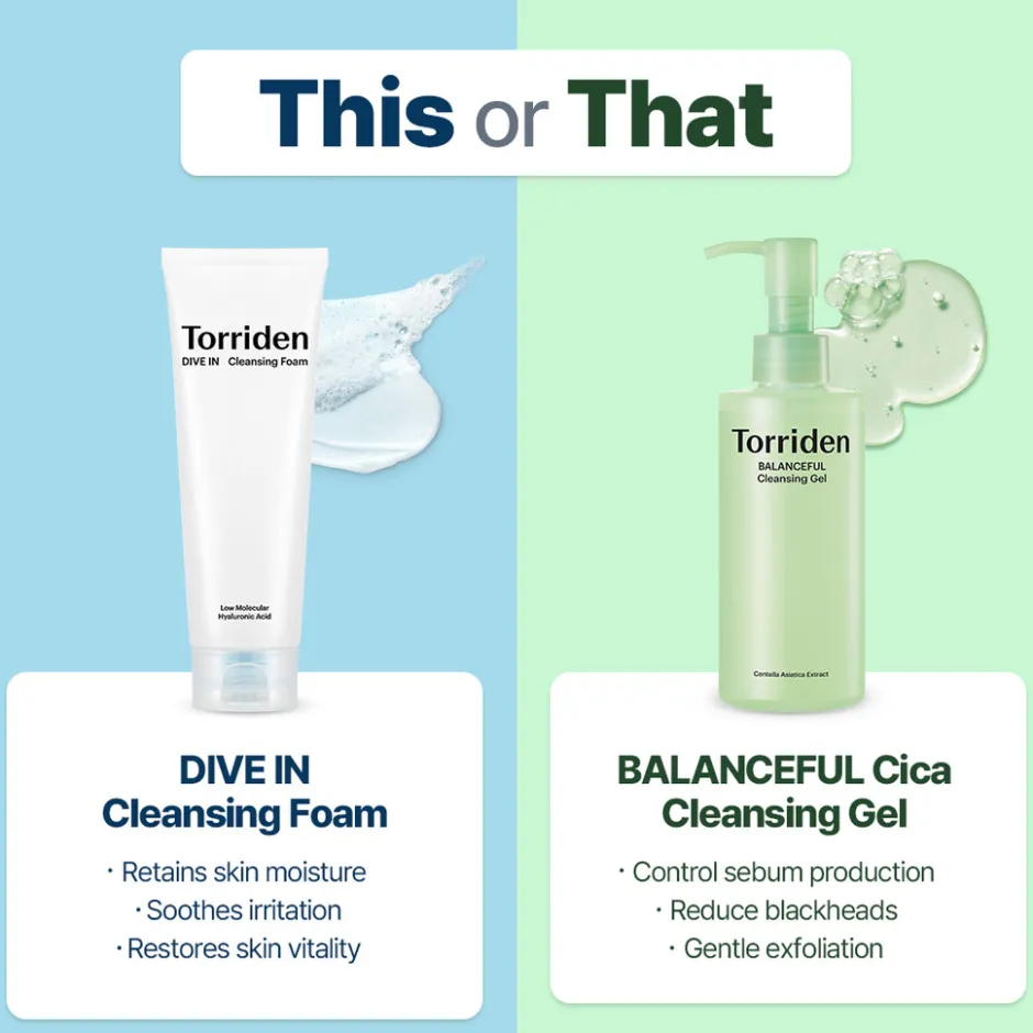 TORRIDEN DIVE-IN Low Molecular Hyaluronic Acid Cleansing Foam