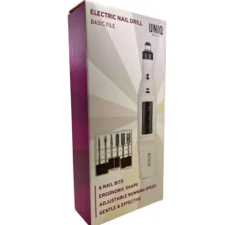 UNIQ Basic 6-in-1 Elektrische Nagelfrees, Compact USB Manicure & Pedicure Set