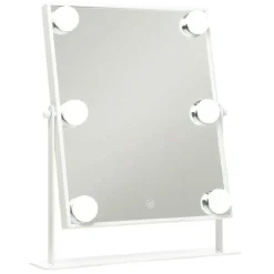 UNIQ Xl Hollywood Make-up Make-upspiegel met 6 Led Lampen en Aanraakfunctie