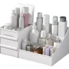 UNIQ Make‑up & Sieraden Organizer – 2 Laden, Wit - P110