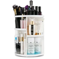 UNIQ 360° Roterende Make‑up Organizer - Wit