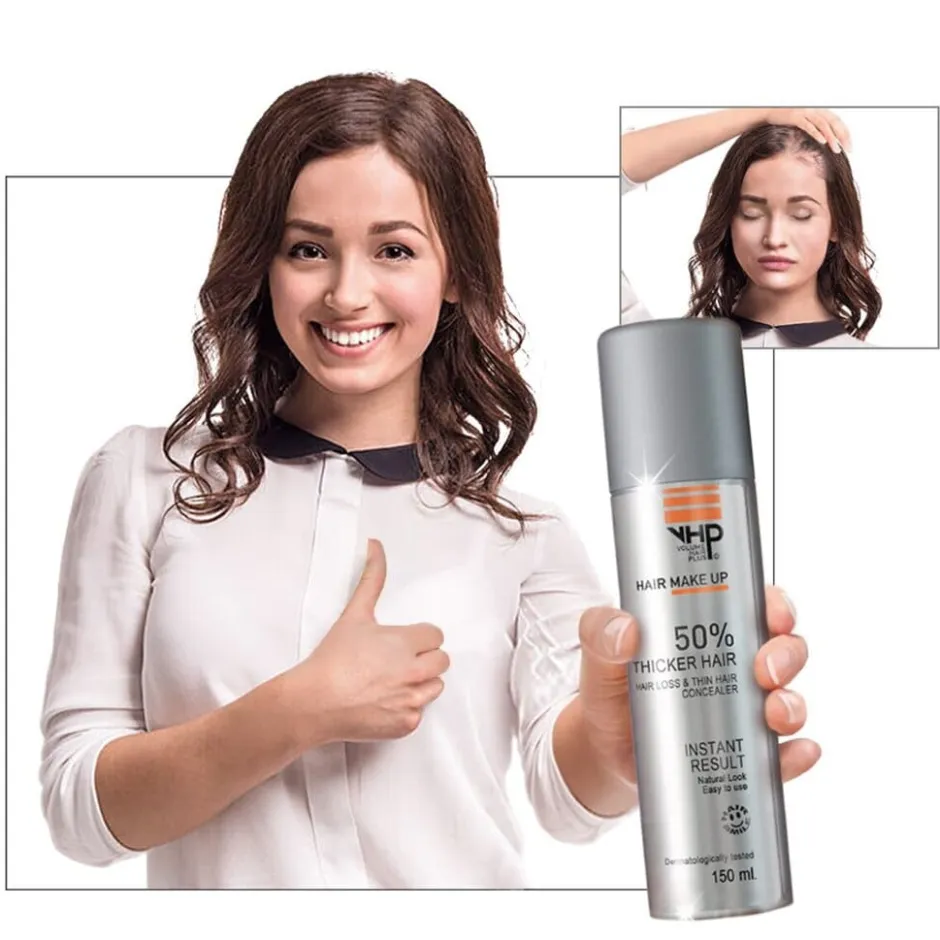 Volume hair Plus Zwart Verdikkende Hairspray